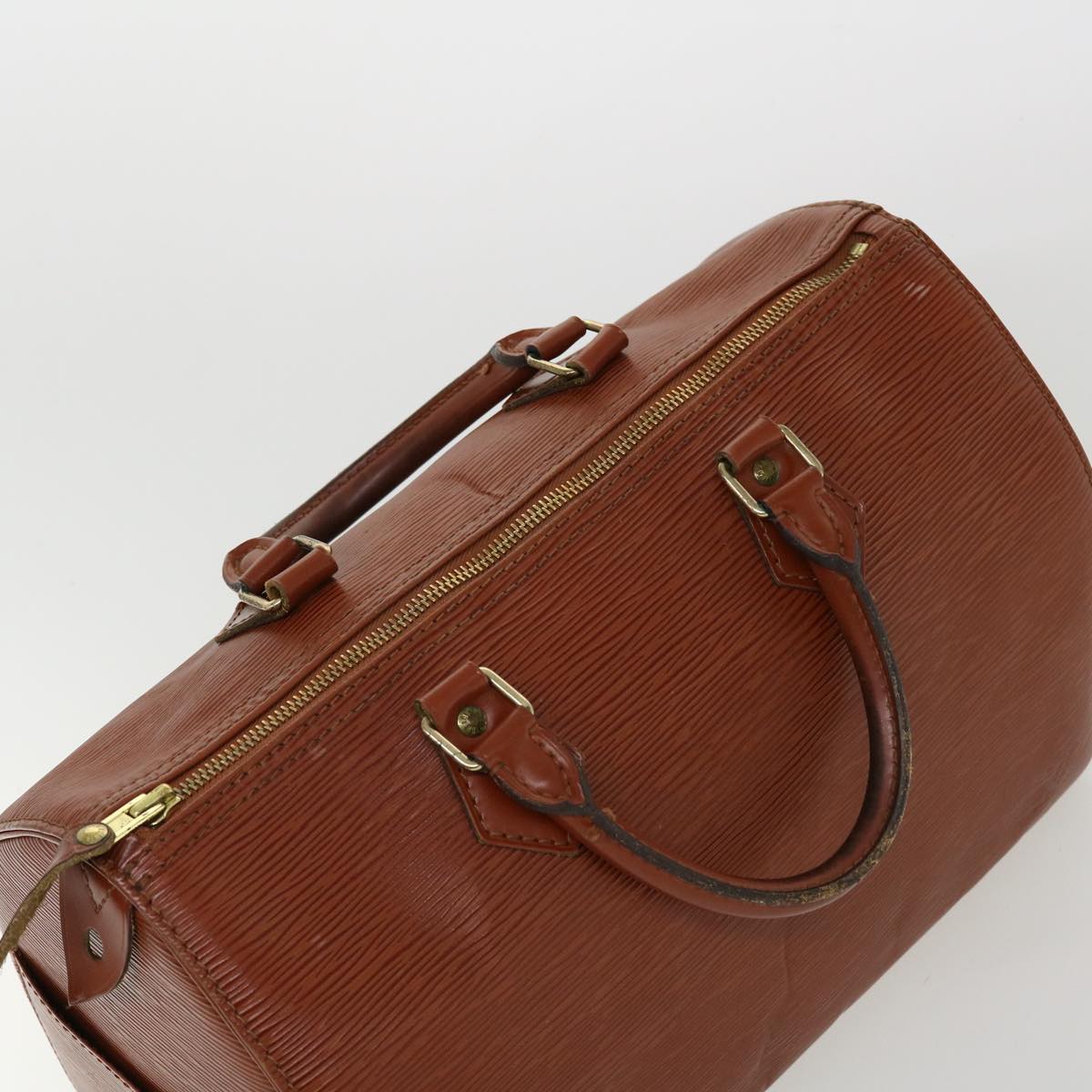 LOUIS VUITTON Epi Speedy 30 Hand Bag Kenya Brown M43003 LV 35531