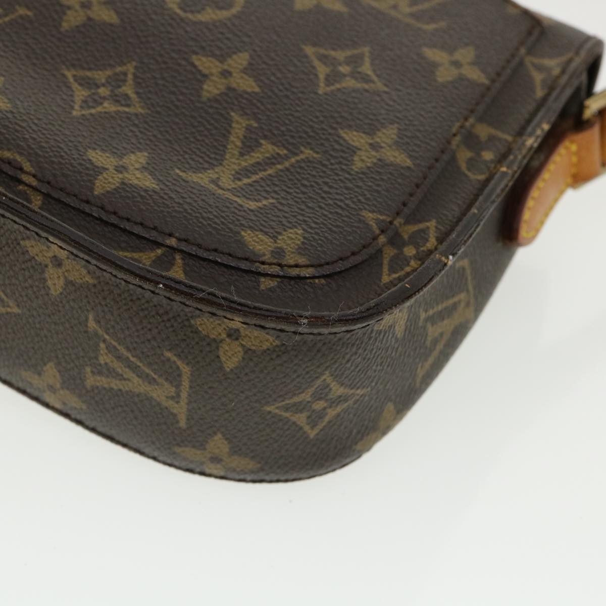 LOUIS VUITTON Monogram Saint Cloud PM Shoulder Bag M51244 LV 35532
