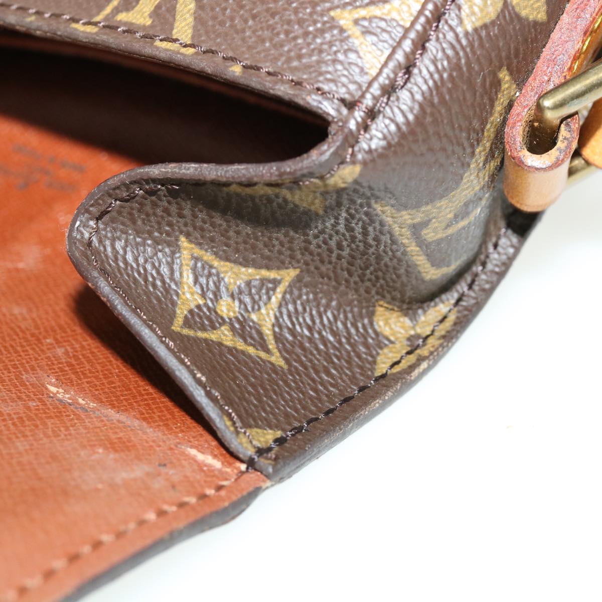 LOUIS VUITTON Monogram Saint Cloud PM Shoulder Bag M51244 LV 35532