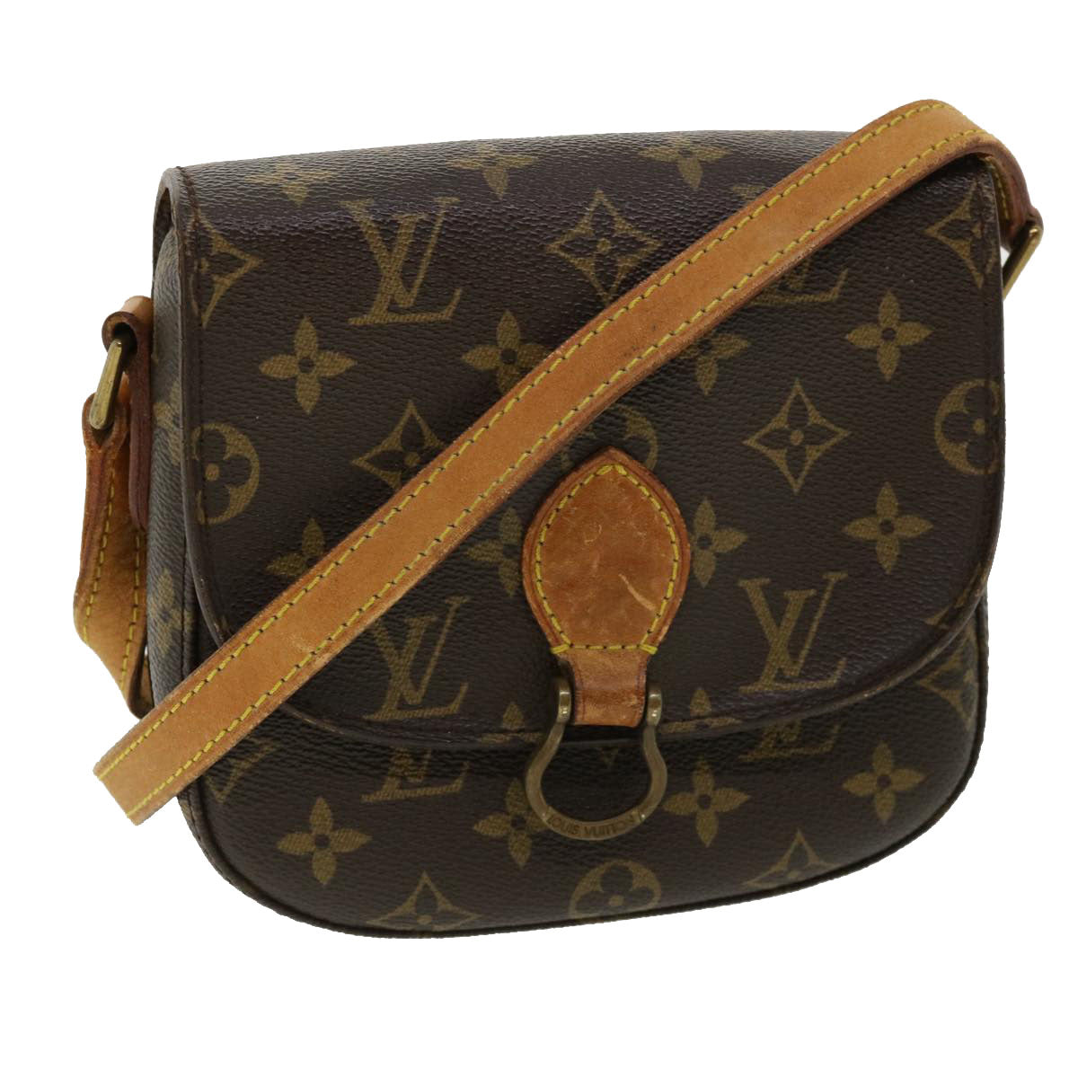 LOUIS VUITTON Monogram Saint Cloud PM Shoulder Bag M51244 LV 35532