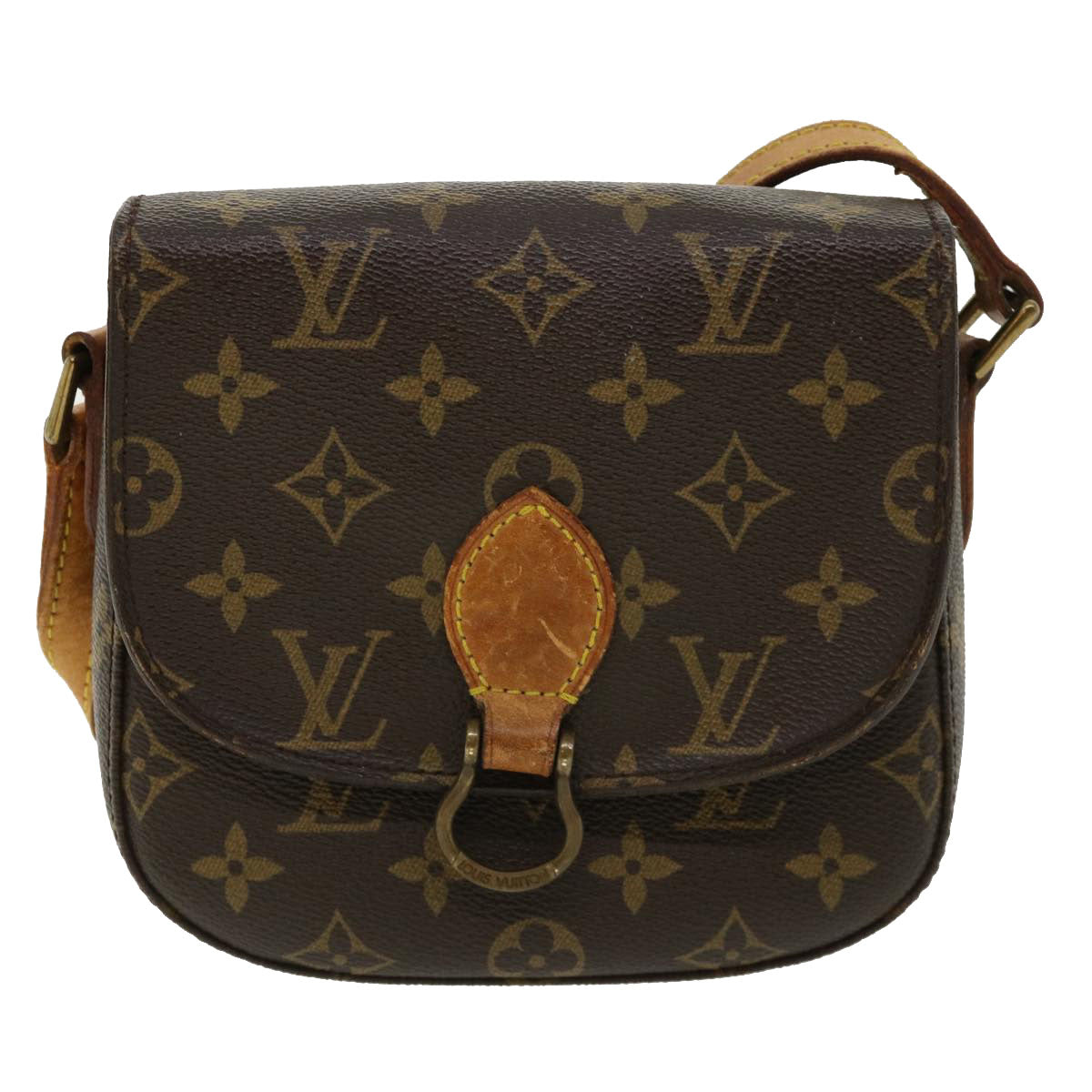 LOUIS VUITTON Monogram Saint Cloud PM Shoulder Bag M51244 LV 35532
