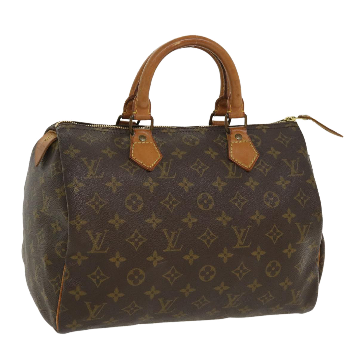 LOUIS VUITTON Monogram Speedy 30 Hand Bag M41526 LV 35548