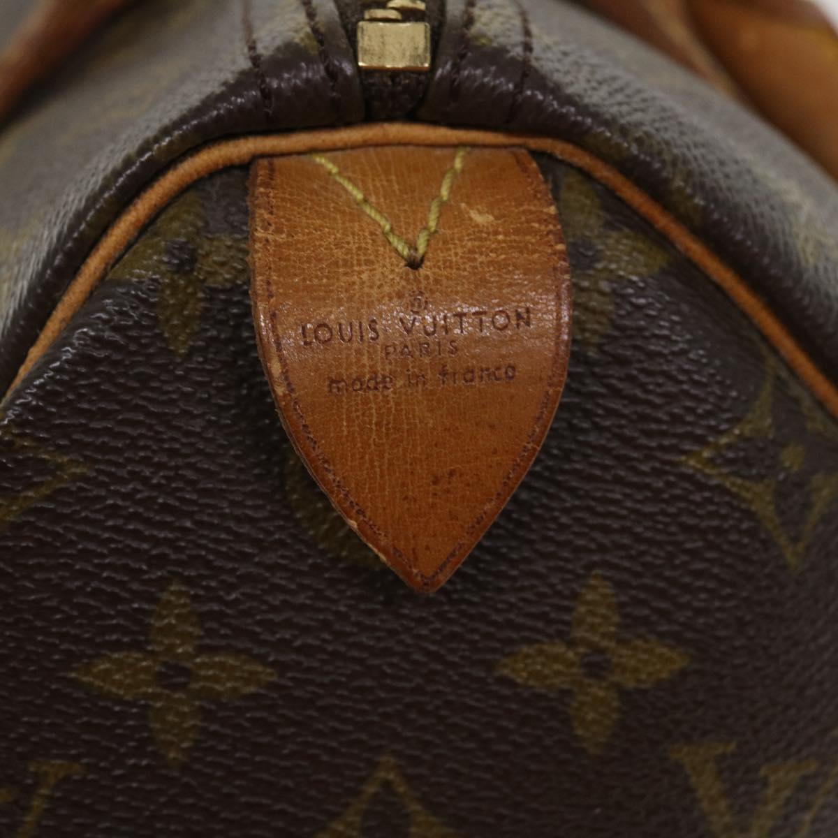 LOUIS VUITTON Monogram Speedy 30 Hand Bag M41526 LV 35548