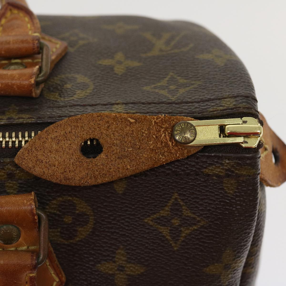 LOUIS VUITTON Monogram Speedy 30 Hand Bag M41526 LV 35548