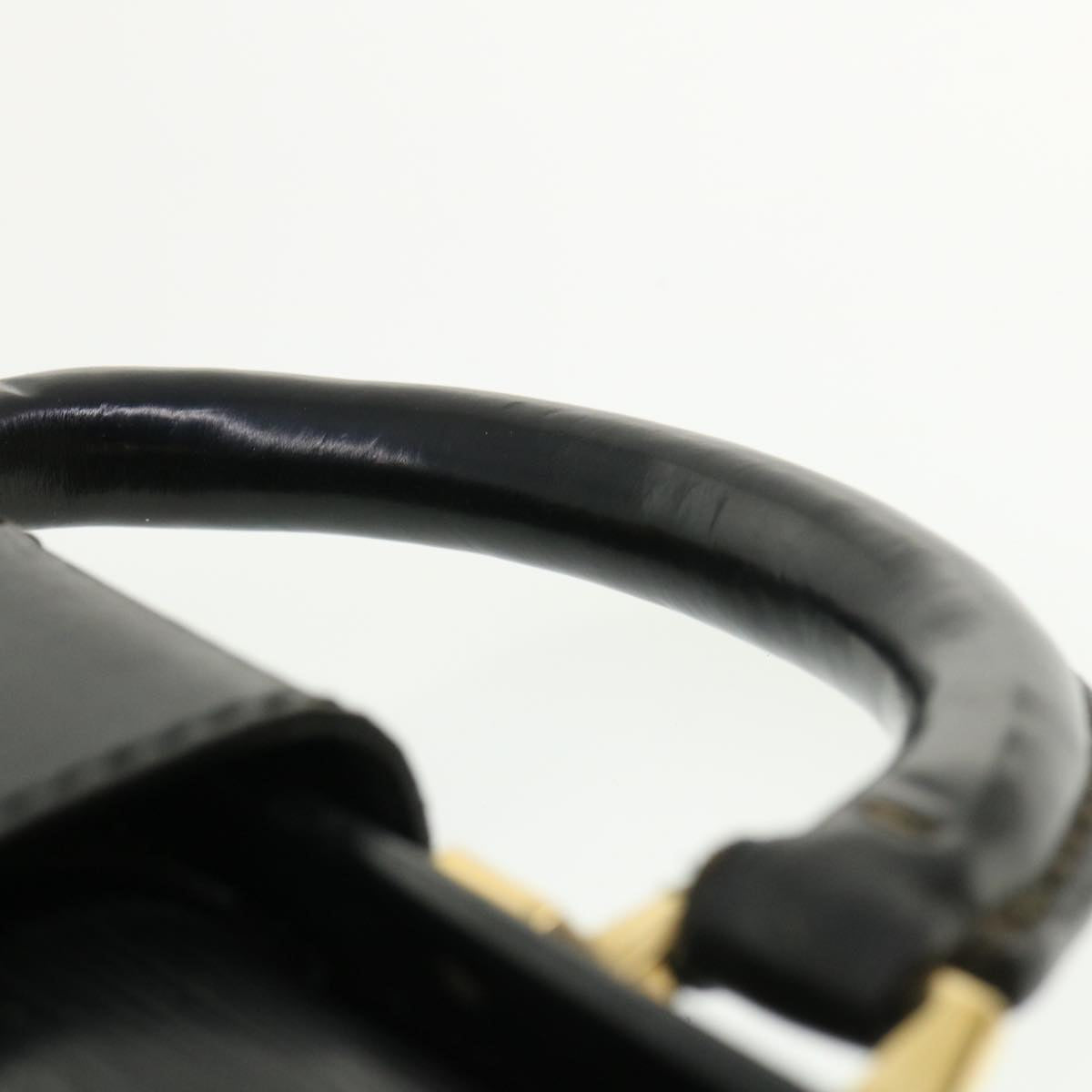 LOUIS VUITTON Epi Serviette Fermoir Business Bag Black M54352 LV 35577