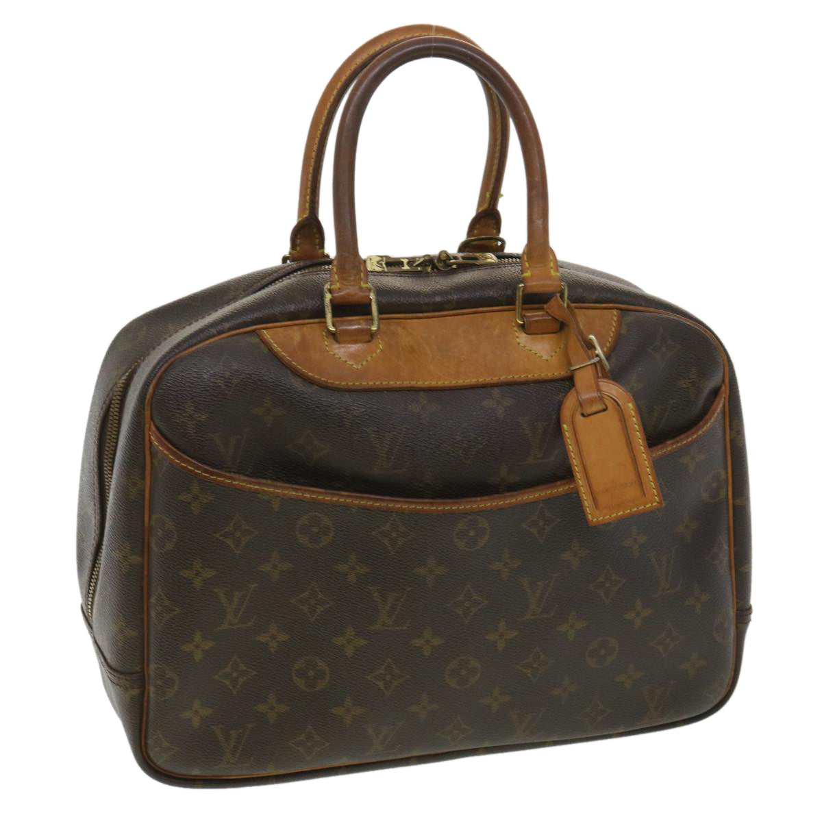 LOUIS VUITTON Monogram Deauville Hand Bag M47270 LV 35704