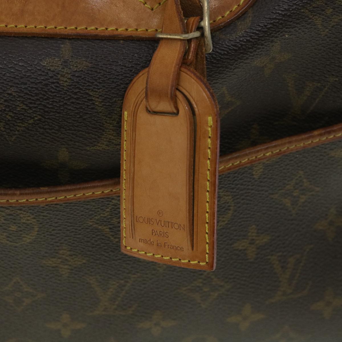 LOUIS VUITTON Monogram Deauville Hand Bag M47270 LV 35704