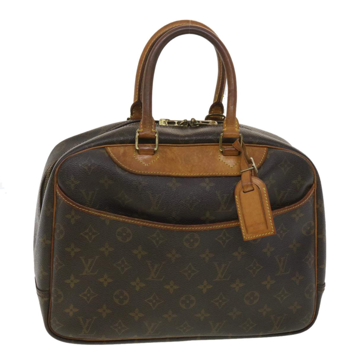 LOUIS VUITTON Monogram Deauville Hand Bag M47270 LV 35704