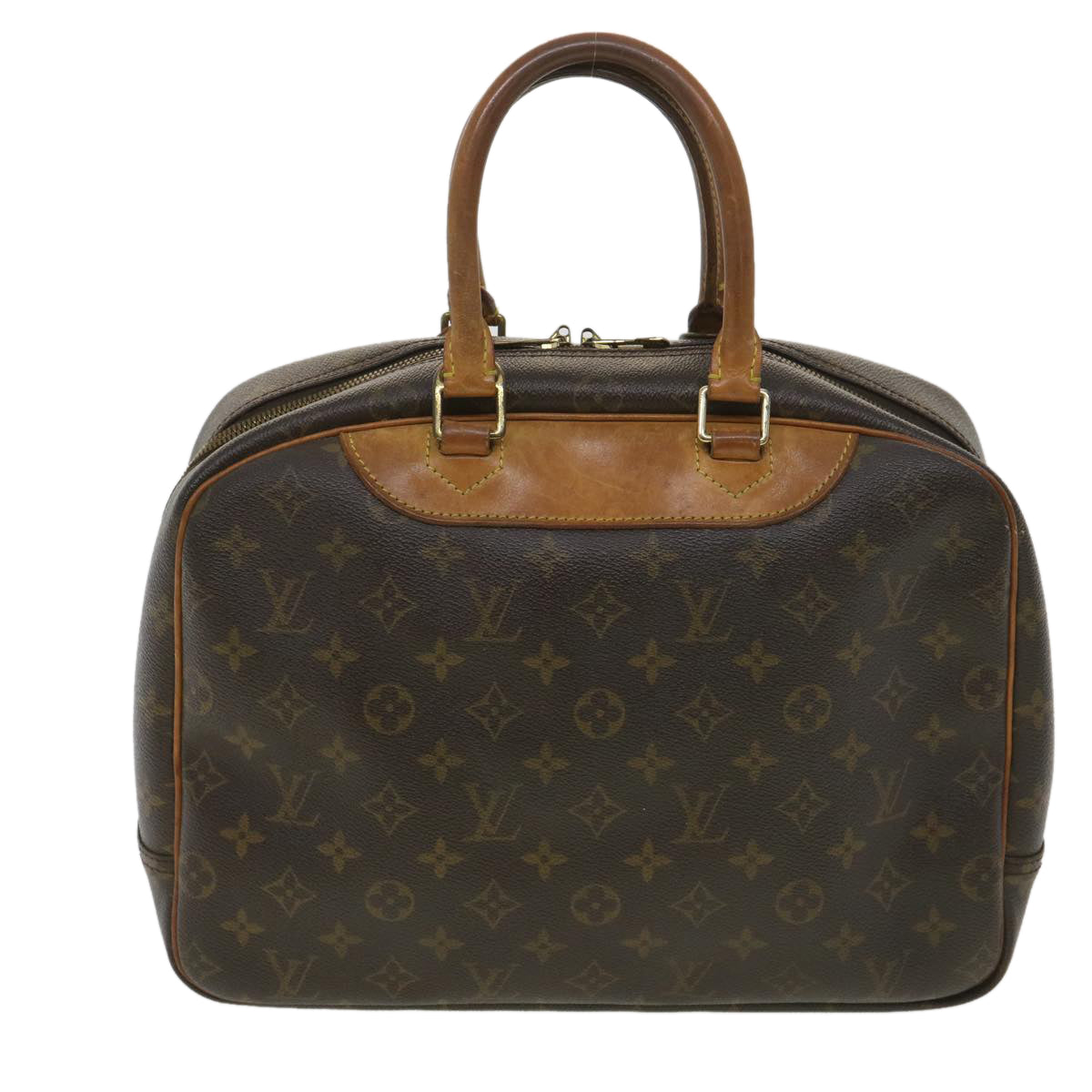 LOUIS VUITTON Monogram Deauville Hand Bag M47270 LV 35704