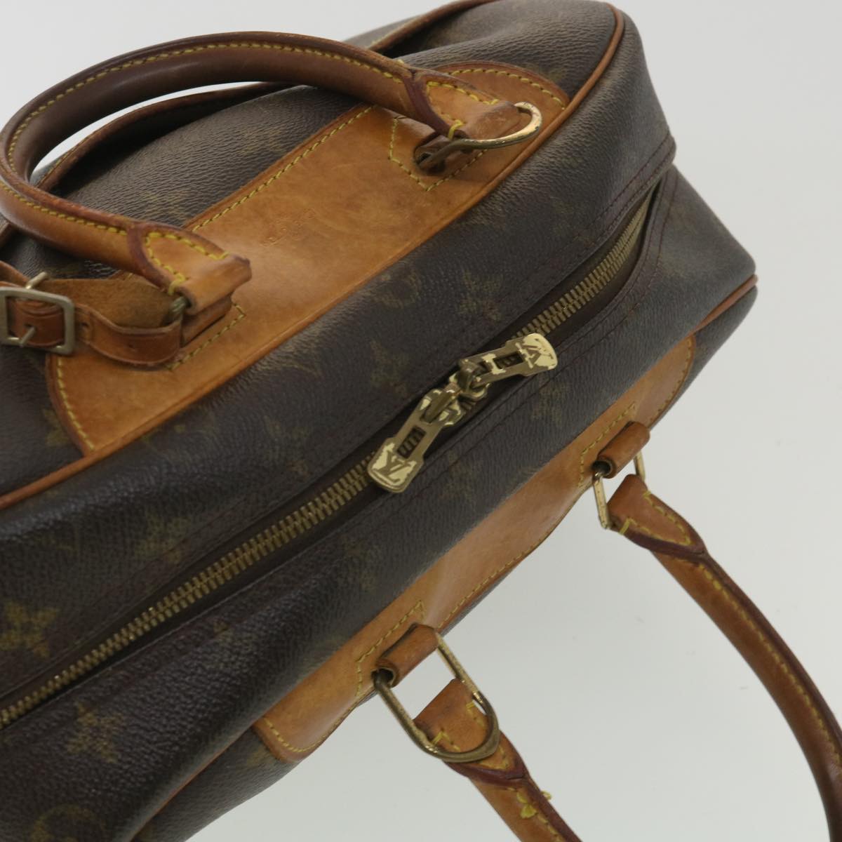 LOUIS VUITTON Monogram Deauville Hand Bag M47270 LV 35704