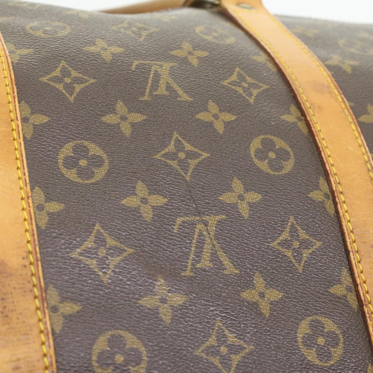 LOUIS VUITTON Monogram Keepall 60 Boston Bag Vintage M41422 LV 35770