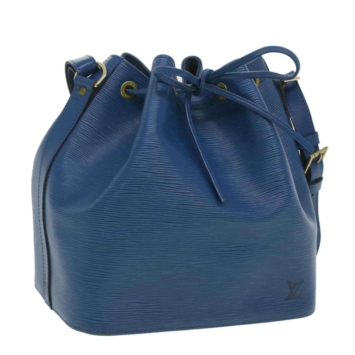 LOUIS VUITTON Epi Petit Noe Shoulder Bag Blue M44105 LV 35779