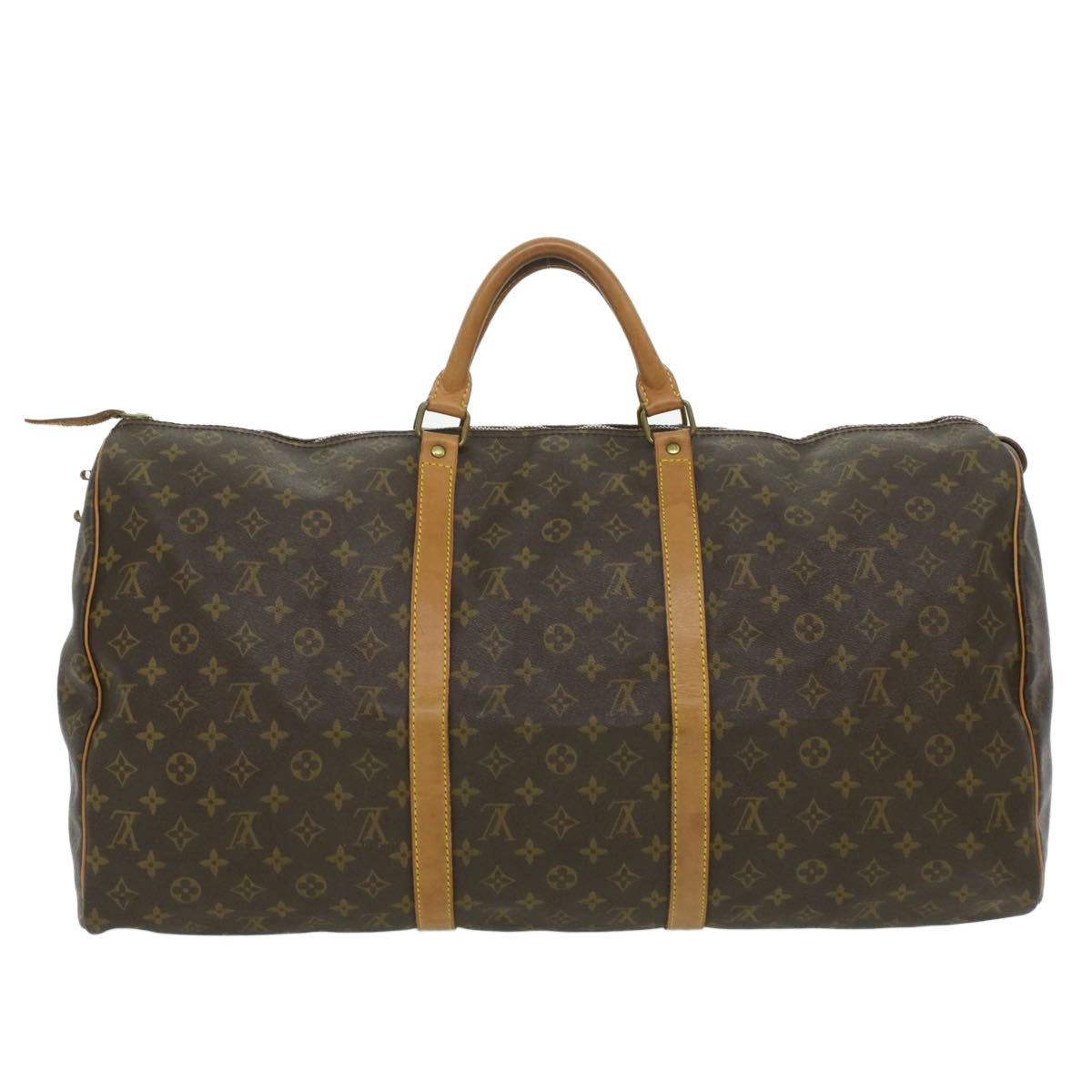 LOUIS VUITTON Monogram Keepall 60 Boston Bag Vintage M41422 LV 35782