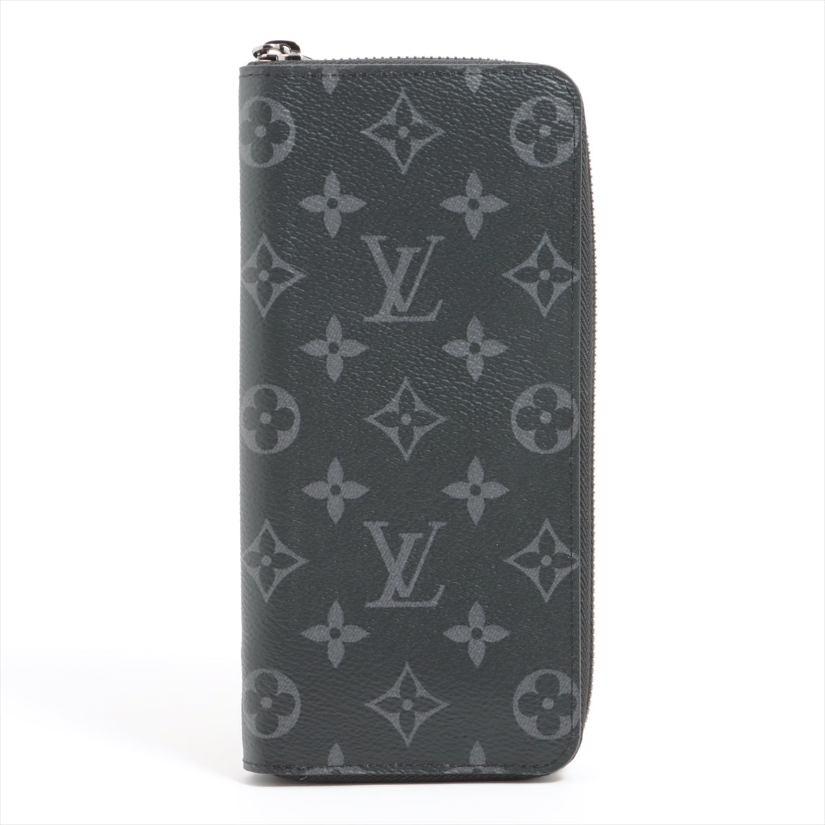 Louis Vuitton Monogram Zippy Wallet Vertical M62295 Black Wallet