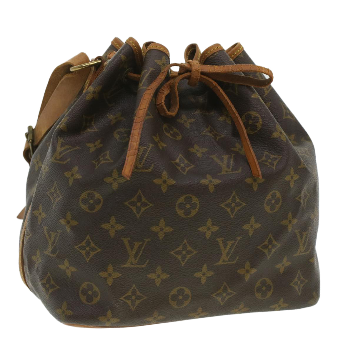 LOUIS VUITTON Monogram Petit Noe Shoulder Bag M42226 LV 35800