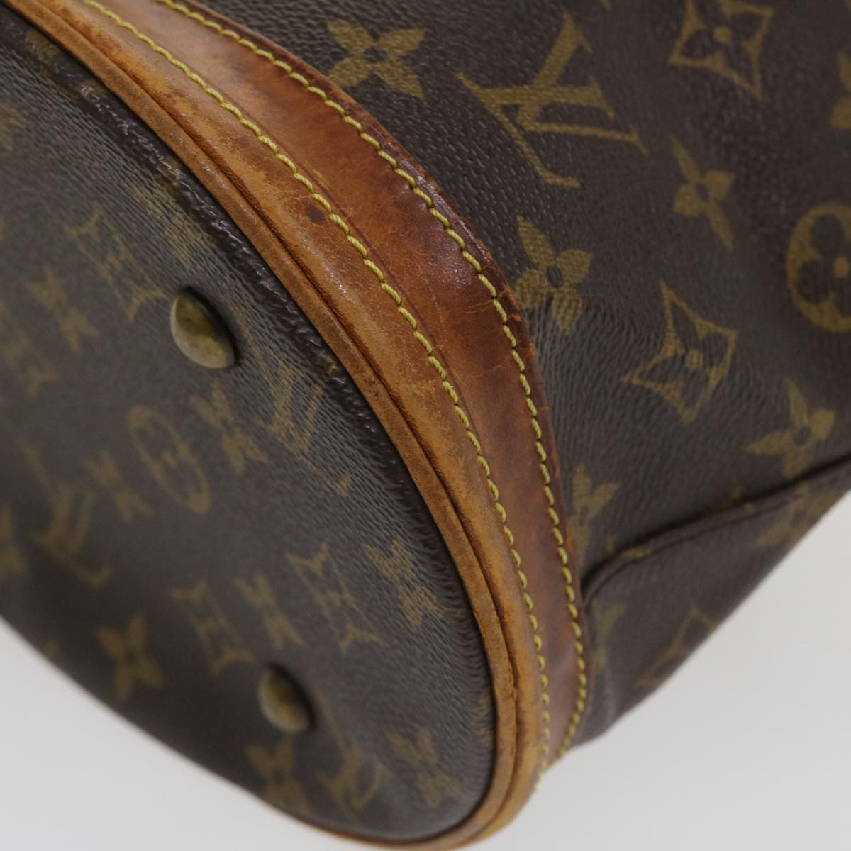 LOUIS VUITTON Monogram Bucket PM Shoulder Bag M42238 LV 35829