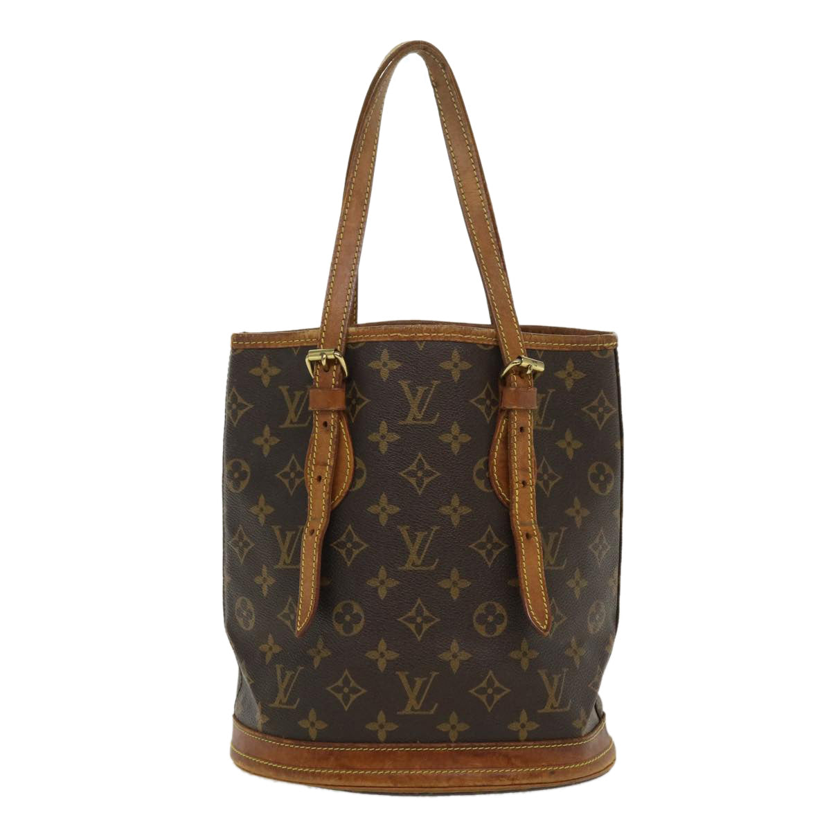 LOUIS VUITTON Monogram Bucket PM Shoulder Bag M42238 LV 35829