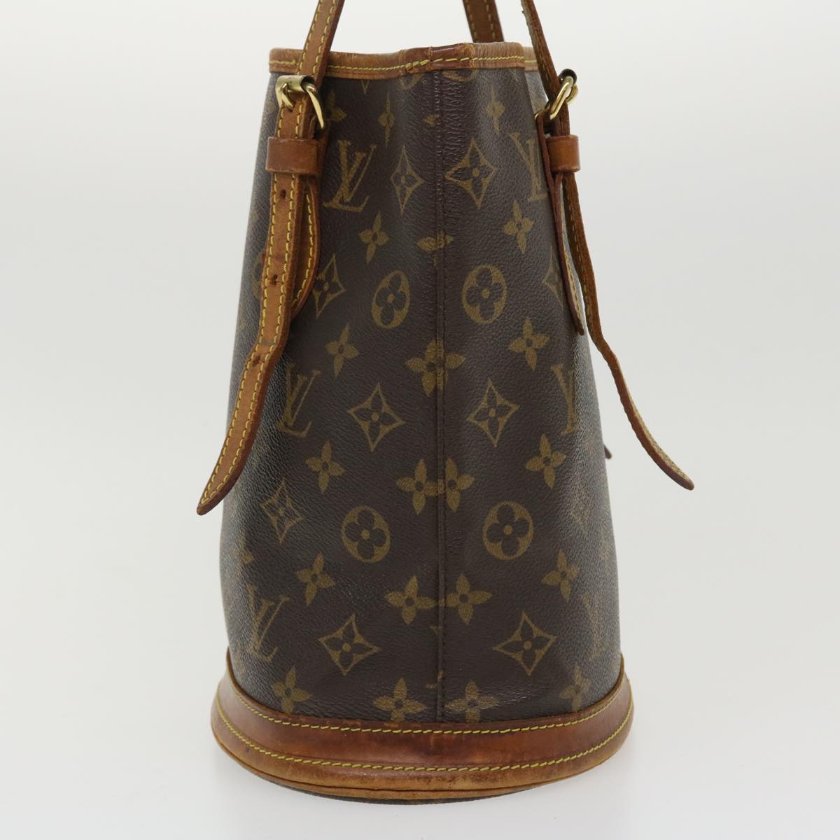 LOUIS VUITTON Monogram Bucket PM Shoulder Bag M42238 LV 35829