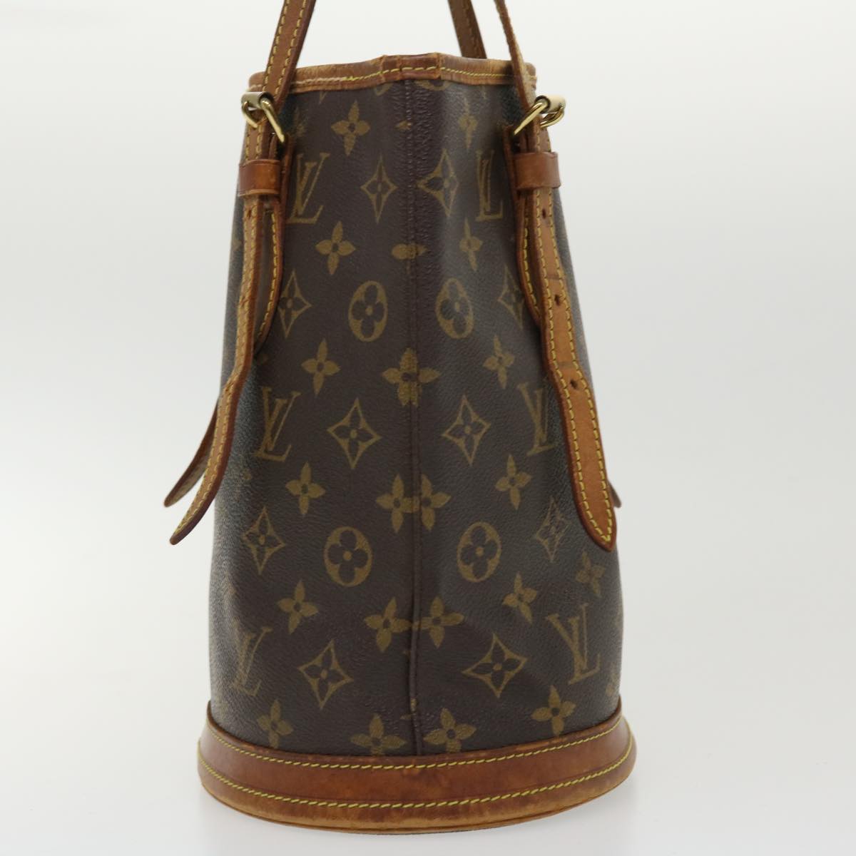 LOUIS VUITTON Monogram Bucket PM Shoulder Bag M42238 LV 35829