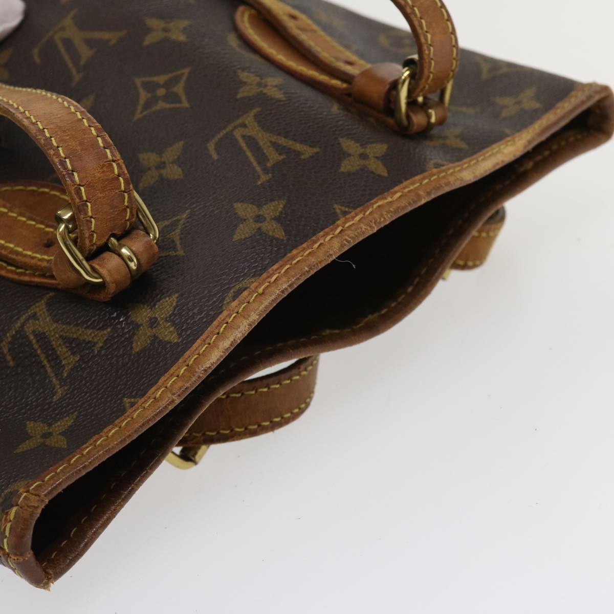 LOUIS VUITTON Monogram Bucket PM Shoulder Bag M42238 LV 35829
