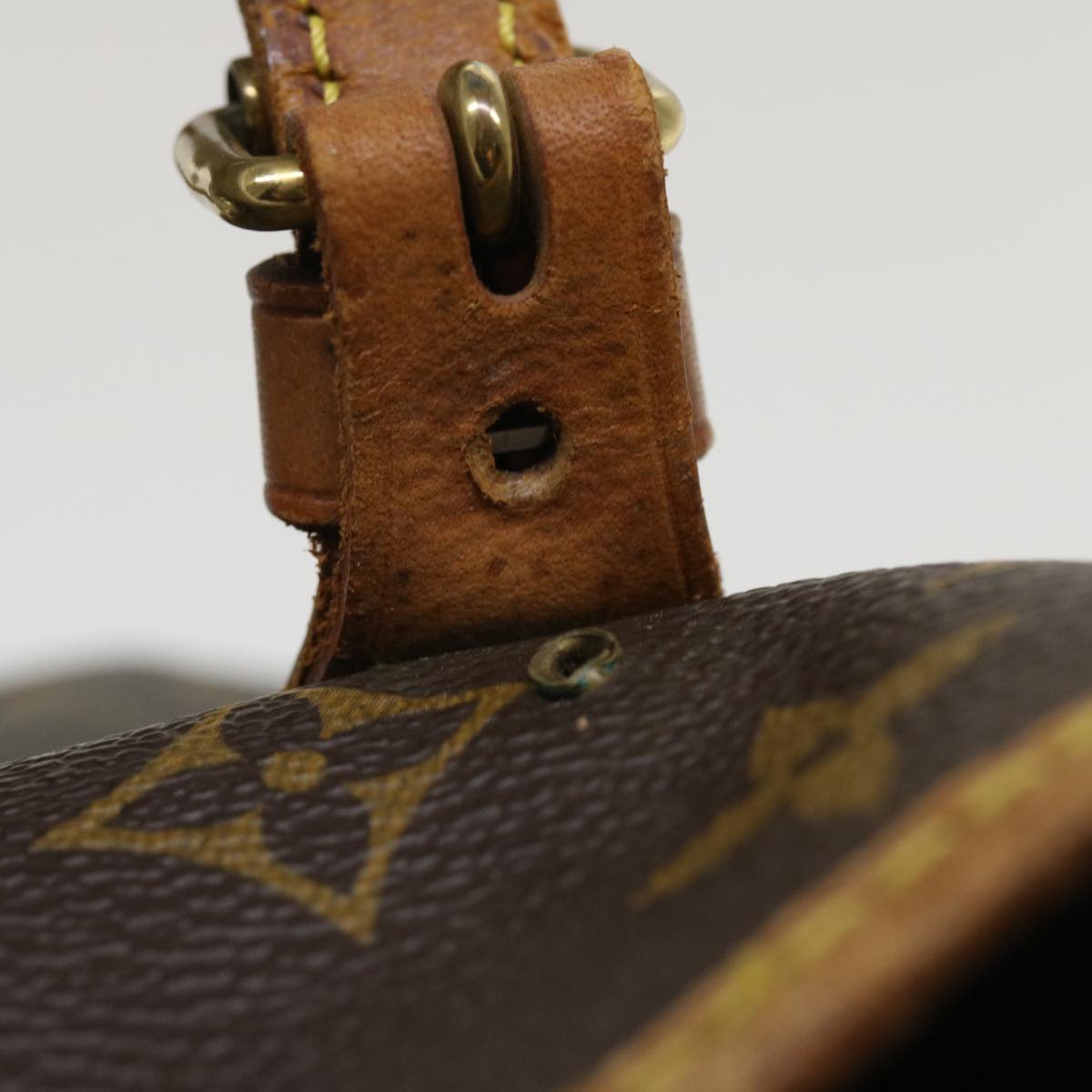 LOUIS VUITTON Monogram Bucket PM Shoulder Bag M42238 LV 35829