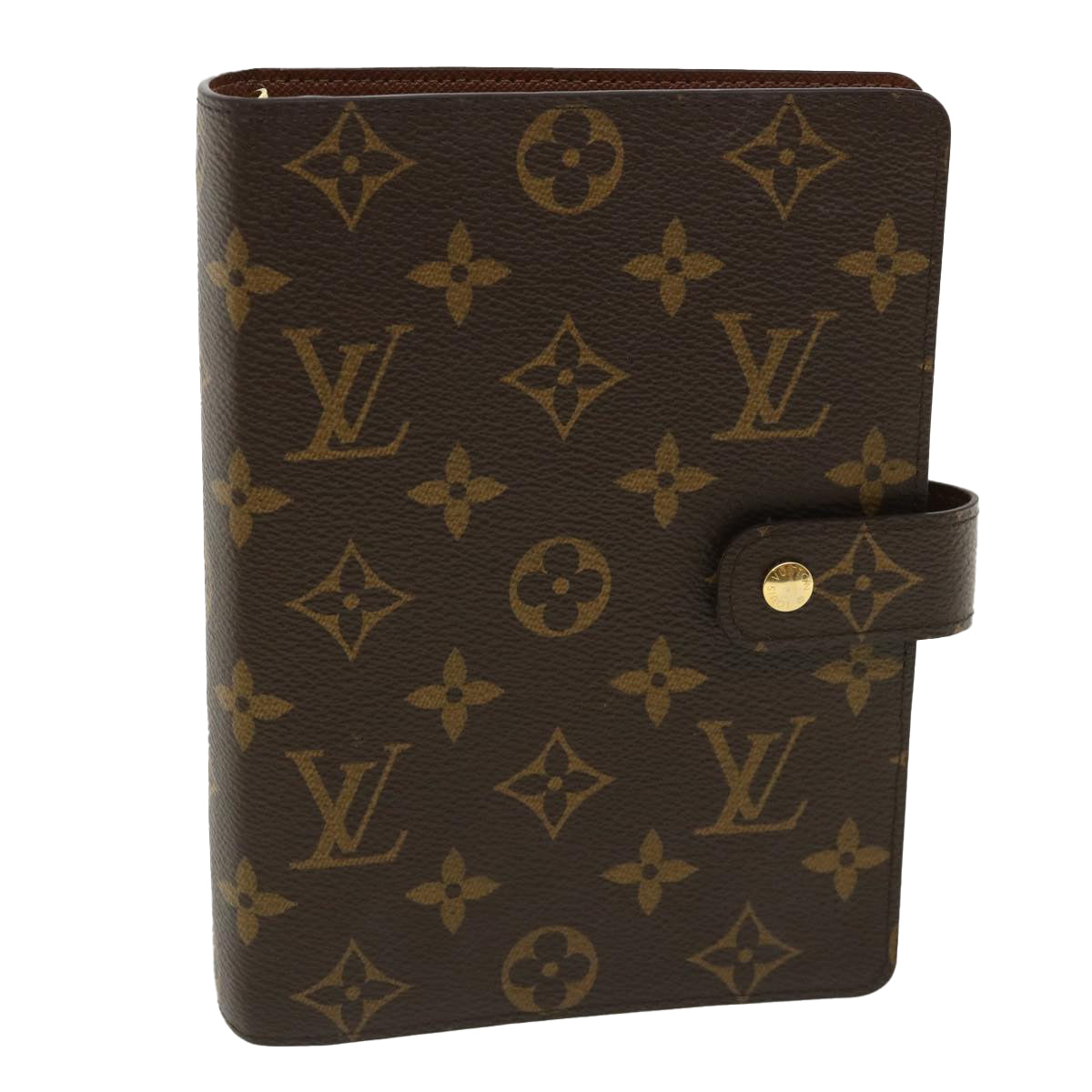 LOUIS VUITTON Monogram Agenda MM Day Planner Cover R20105 LV 35849