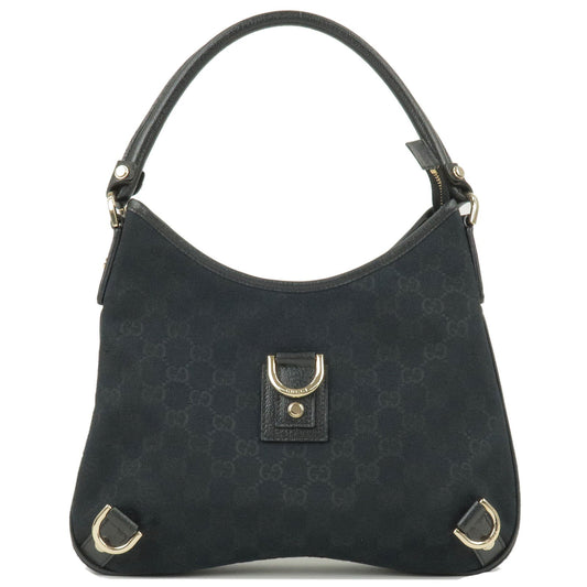 Luxury Gucci Trending 2025 Abbey GG Canvas Leather Shoulder Bag Black 130738