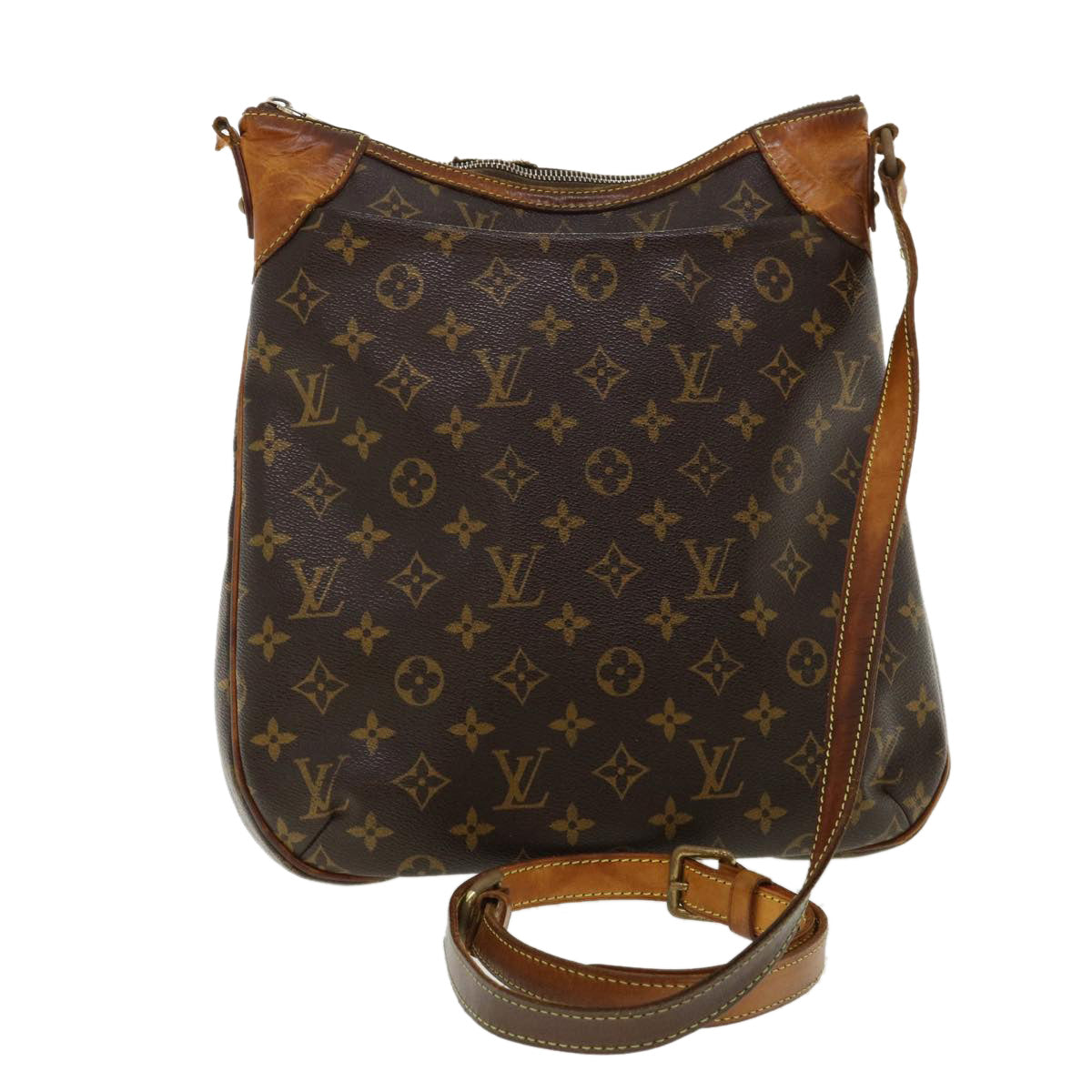 LOUIS VUITTON Monogram Odeon MM Shoulder Bag M56389 LV 35869