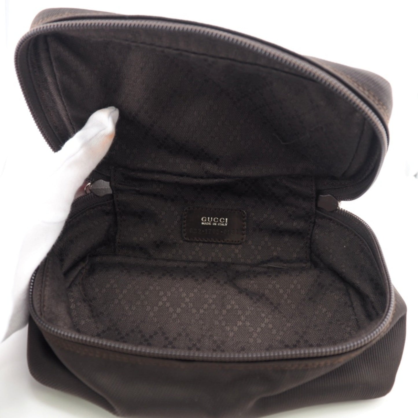 Gucci Bamboo  Canvas Clutch Bag ()