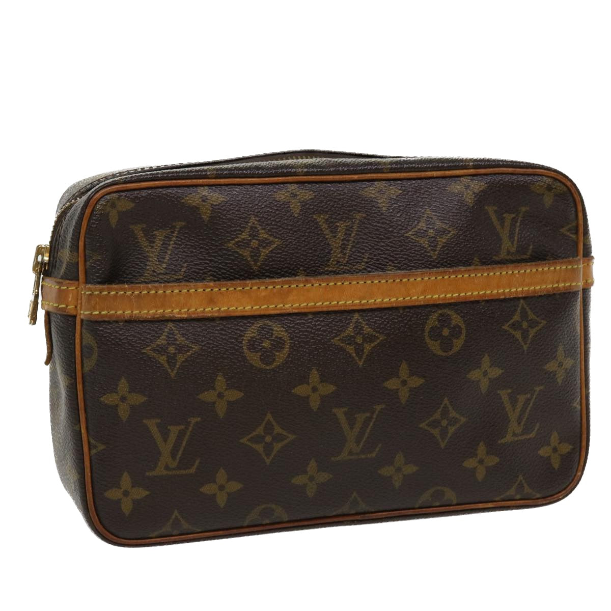 LOUIS VUITTON Monogram Compiegne 23 Clutch Bag M51847 LV 35883