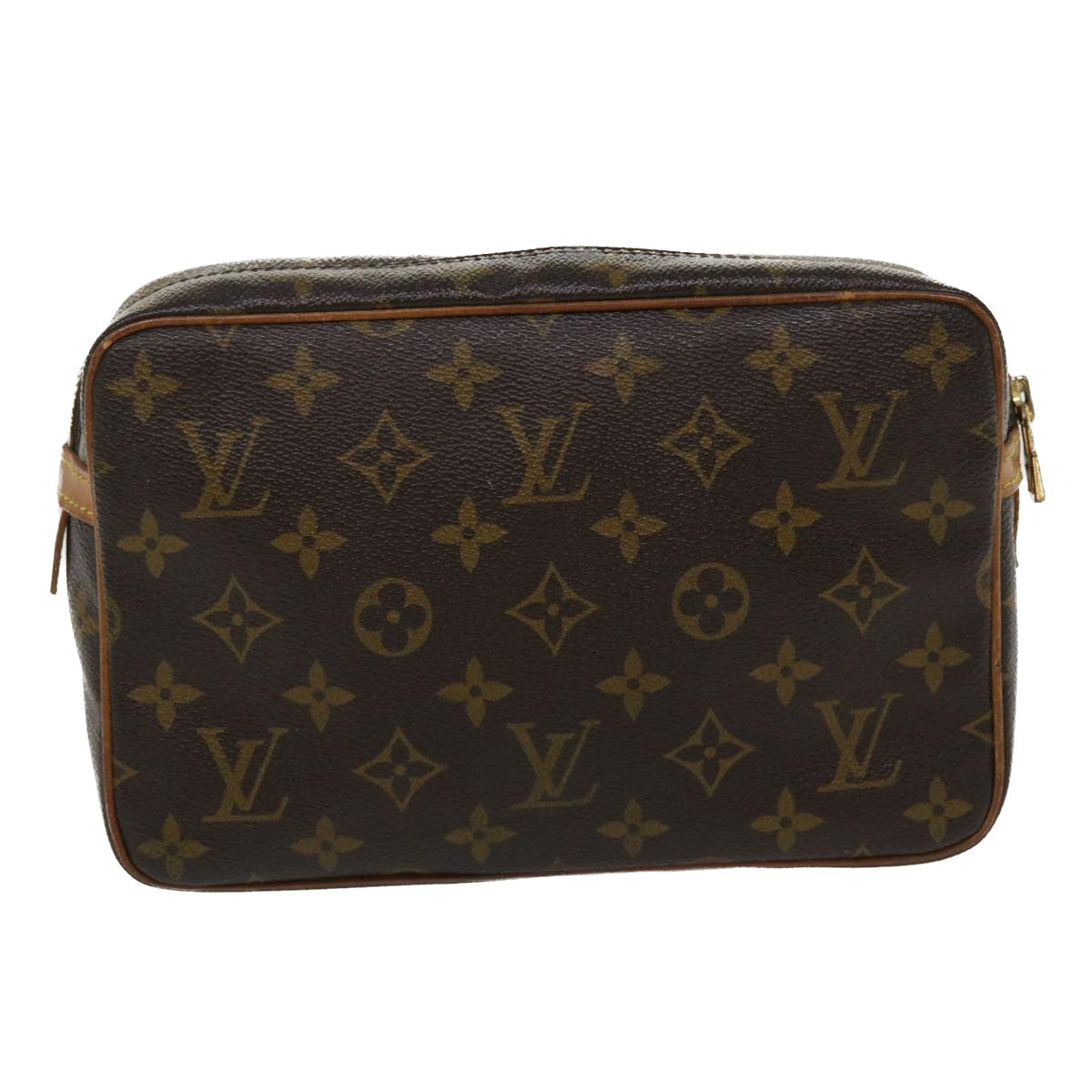 LOUIS VUITTON Monogram Compiegne 23 Clutch Bag M51847 LV 35883