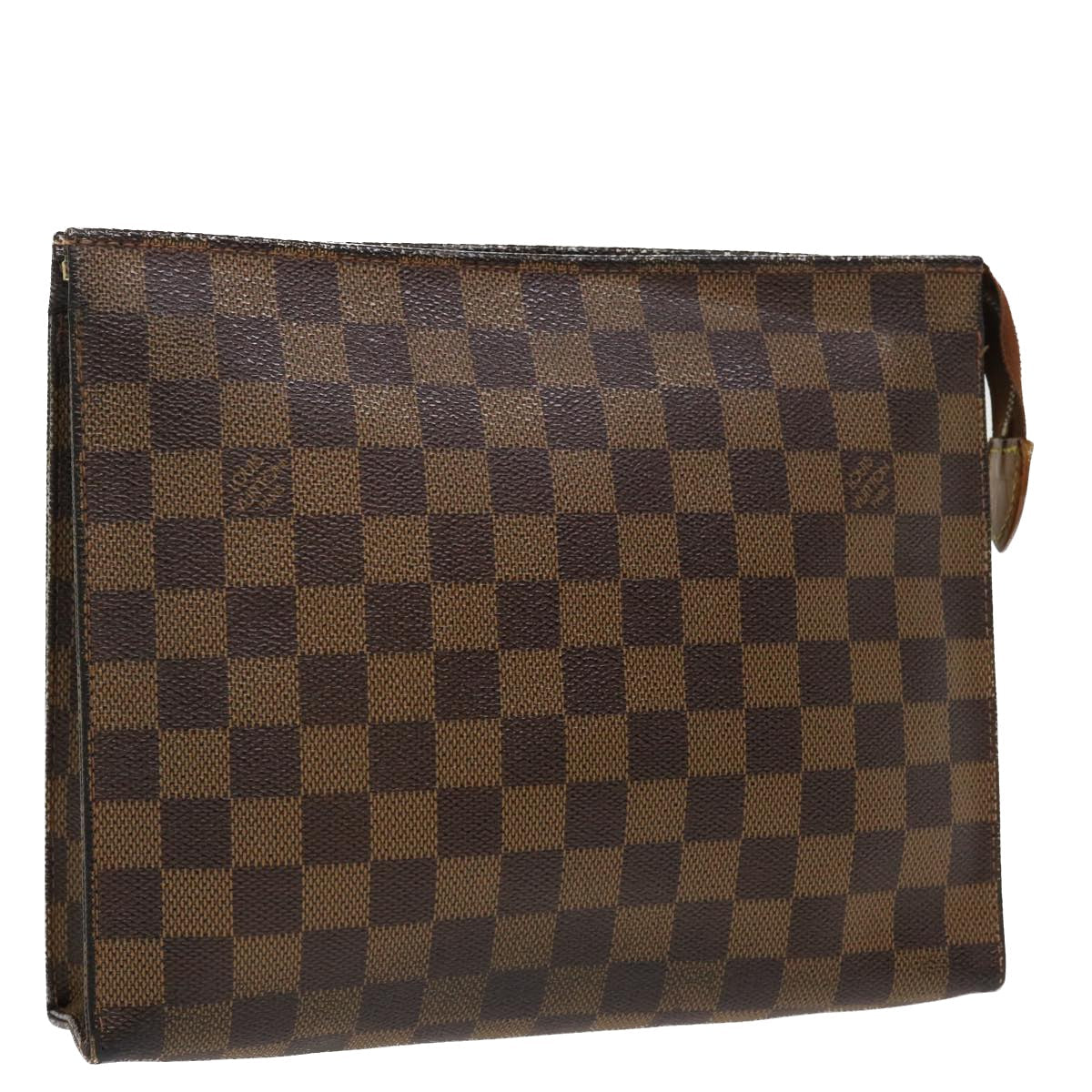 LOUIS VUITTON Damier Ebene Poche Toilette 26 Pouch N47543 LV 35884