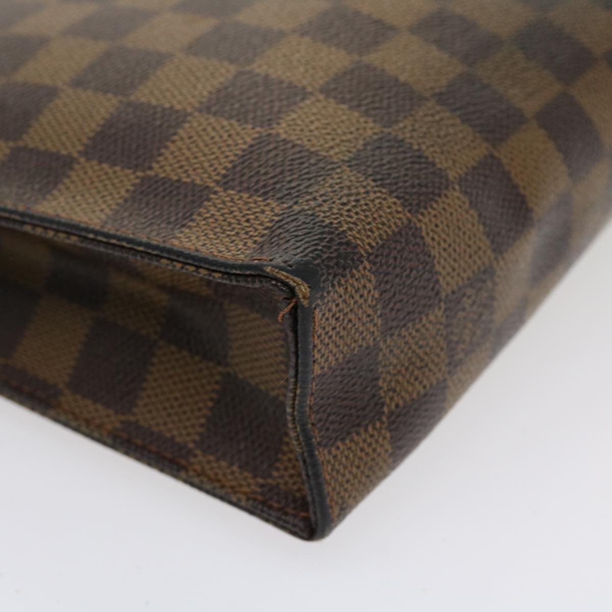 LOUIS VUITTON Damier Ebene Poche Toilette 26 Pouch N47543 LV 35884