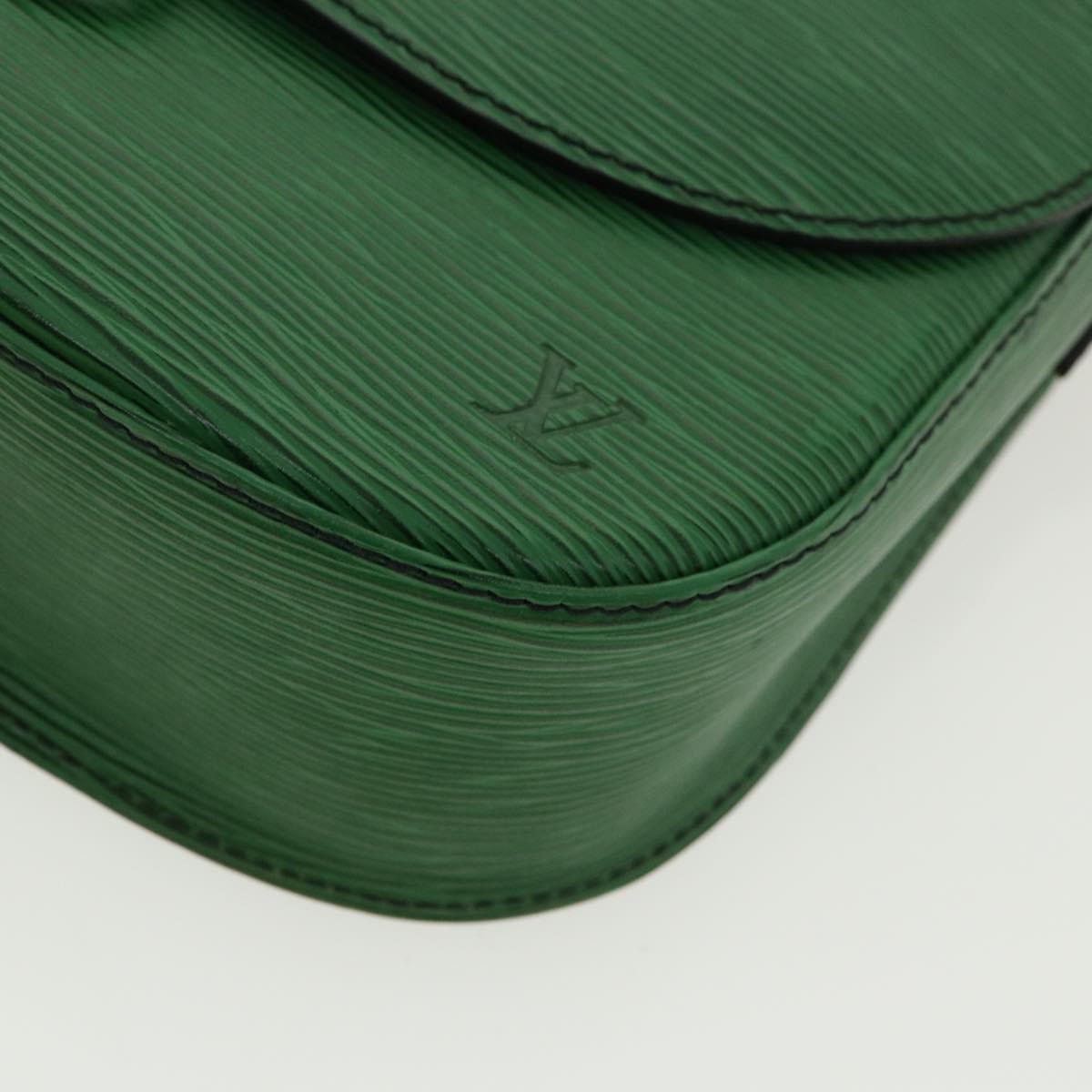 LOUIS VUITTON Epi Saint Cloud GM Shoulder Bag Green M52194 LV 35893