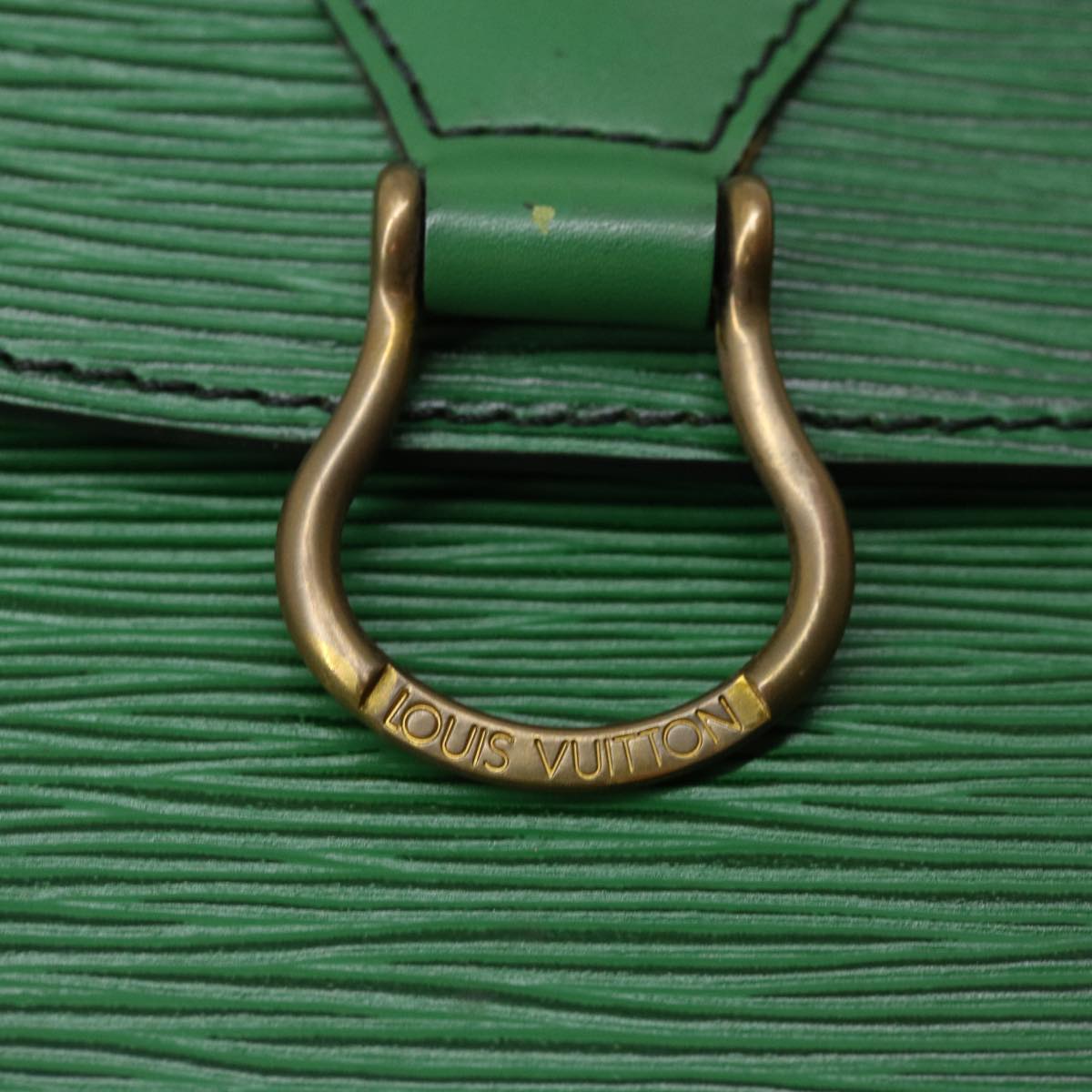 LOUIS VUITTON Epi Saint Cloud GM Shoulder Bag Green M52194 LV 35893