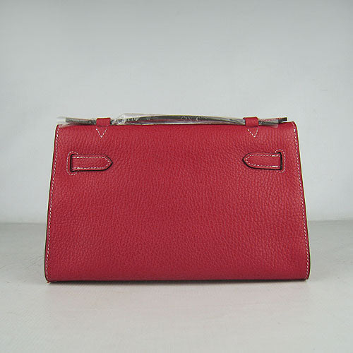 Luxury Hermes Kelly 22cm handbag H008 red