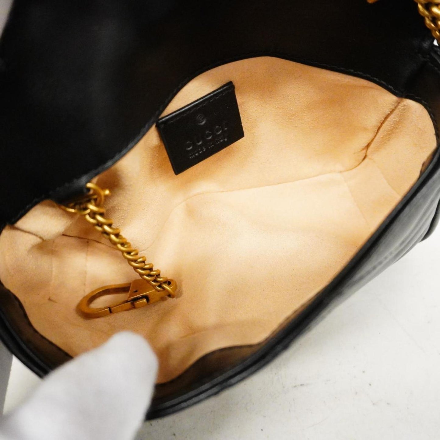 Luxury Gucci Trending 2025 Marmont  Leather Shopper Bag ()