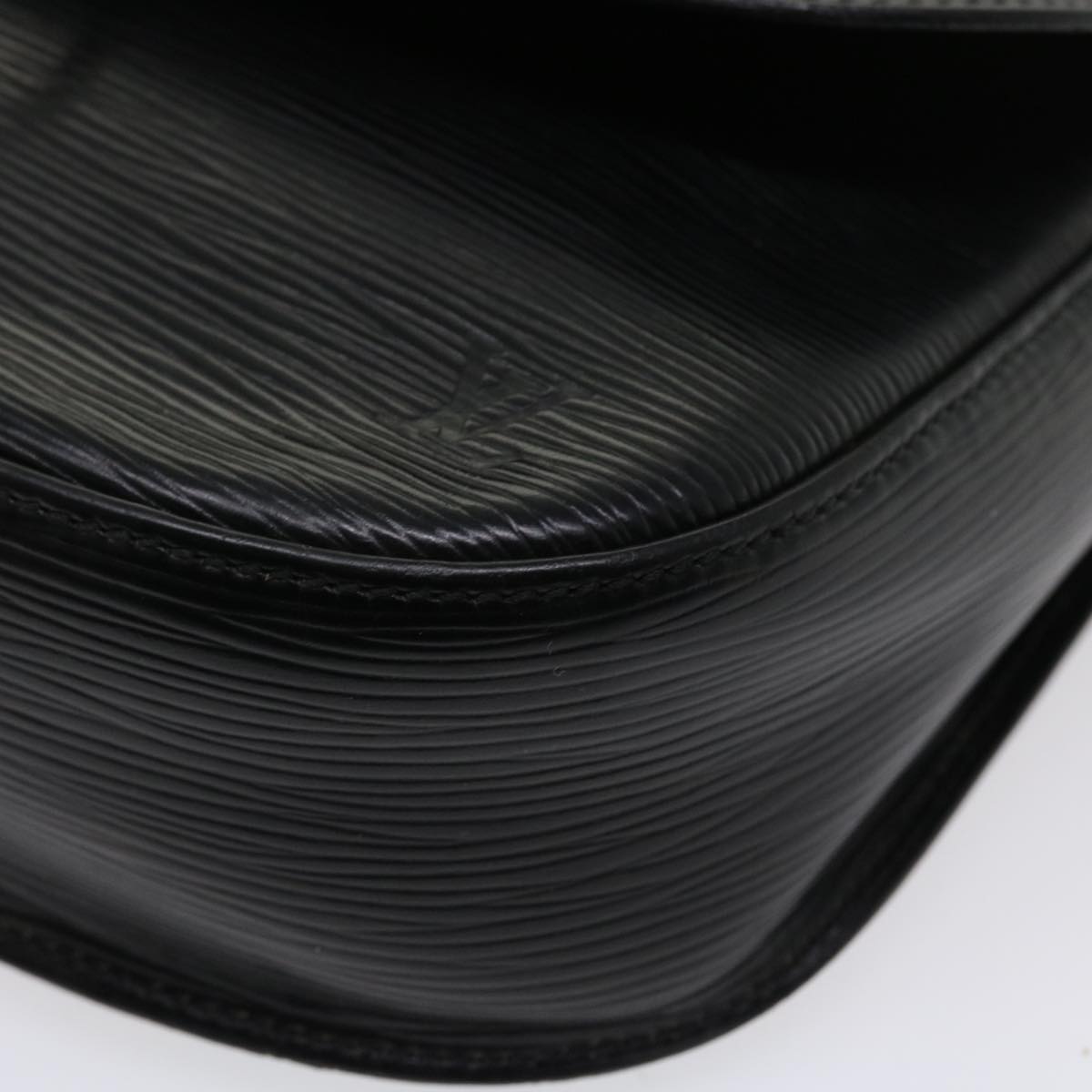 LOUIS VUITTON Epi Saint Cloud GM Shoulder Bag Black M52192 LV 35918