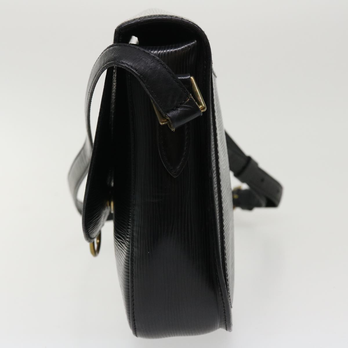 LOUIS VUITTON Epi Saint Cloud GM Shoulder Bag Black M52192 LV 35918