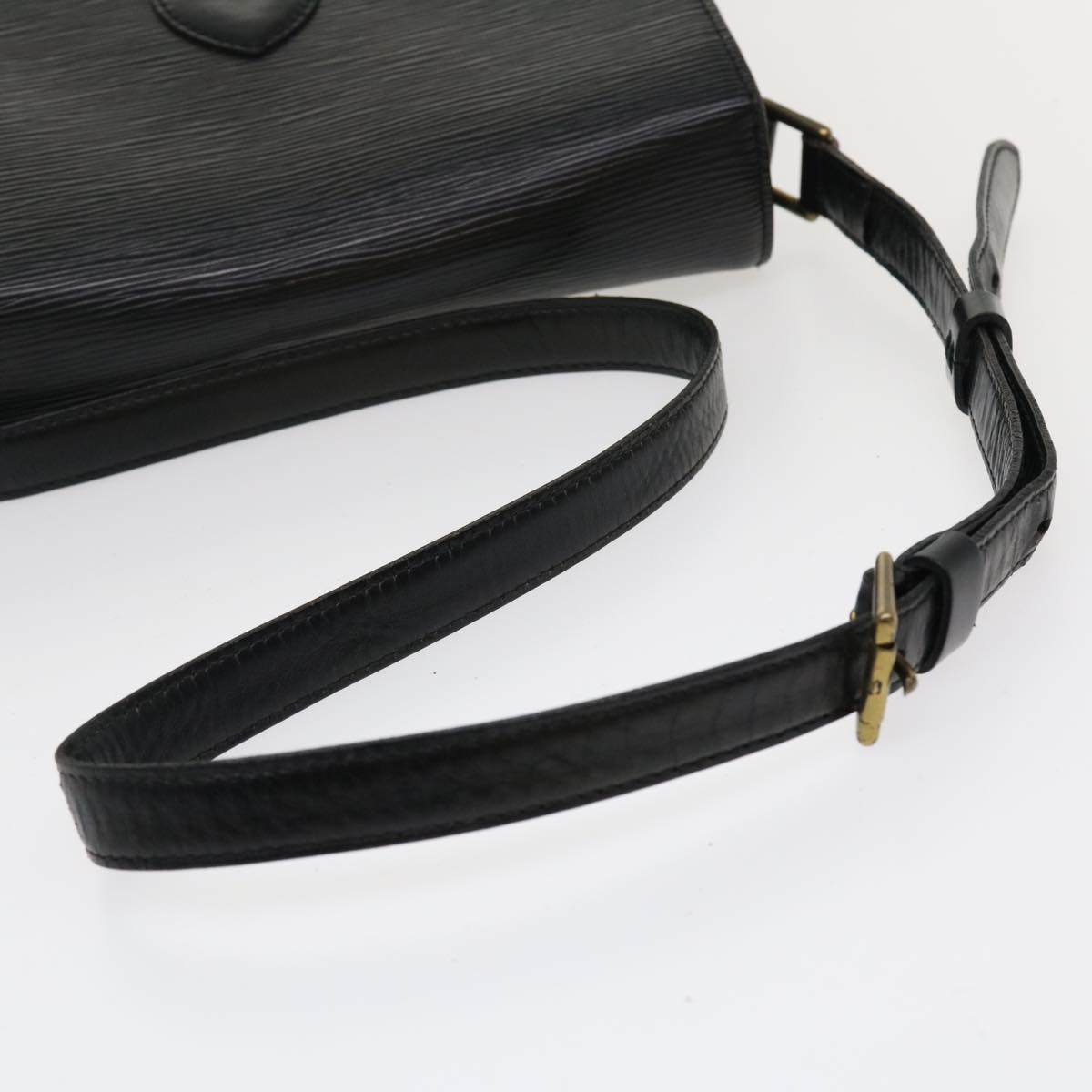 LOUIS VUITTON Epi Saint Cloud GM Shoulder Bag Black M52192 LV 35918