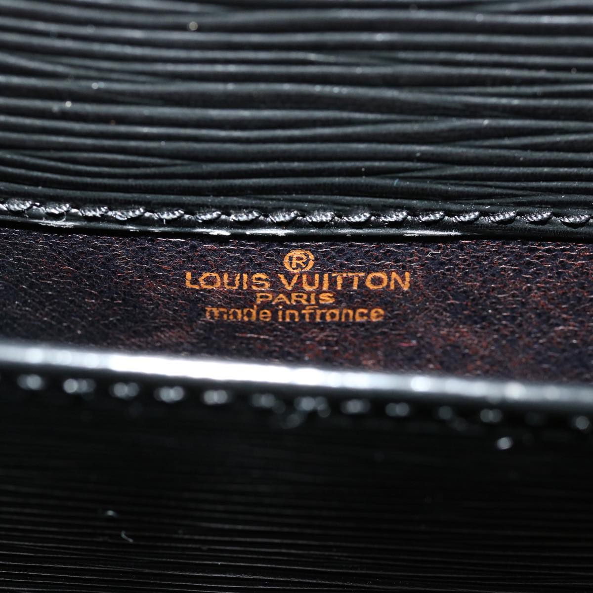 LOUIS VUITTON Epi Cartouchiere MM Shoulder Bag Black Noir M52242 LV 35920