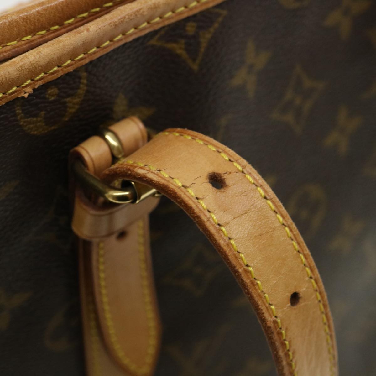 LOUIS VUITTON Monogram Bucket GM Shoulder Bag M42236 LV 35929