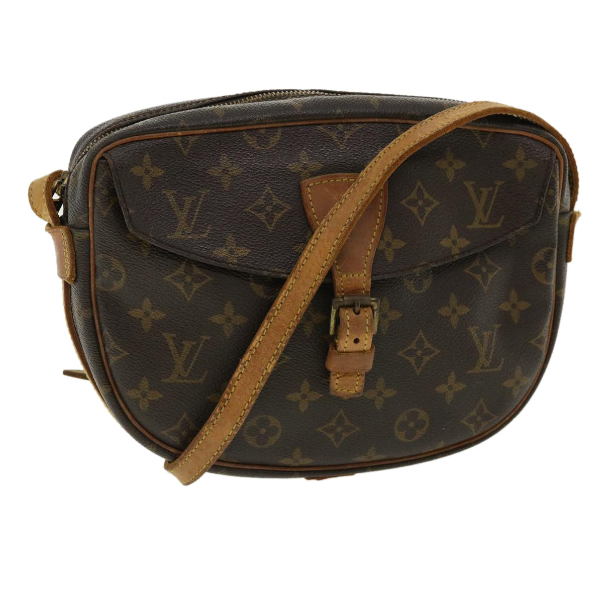 LOUIS VUITTON Monogram Jeune Fille MM Shoulder Bag M51226 LV 35935