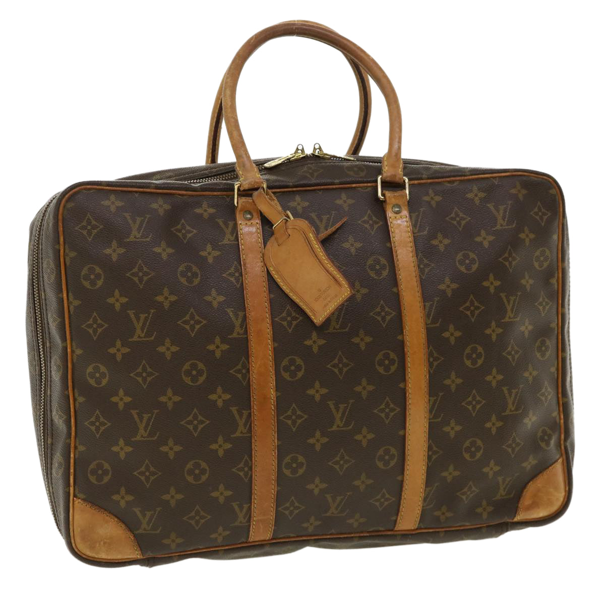 LOUIS VUITTON Monogram Sirius 45 Boston Bag M41408 LV 35941