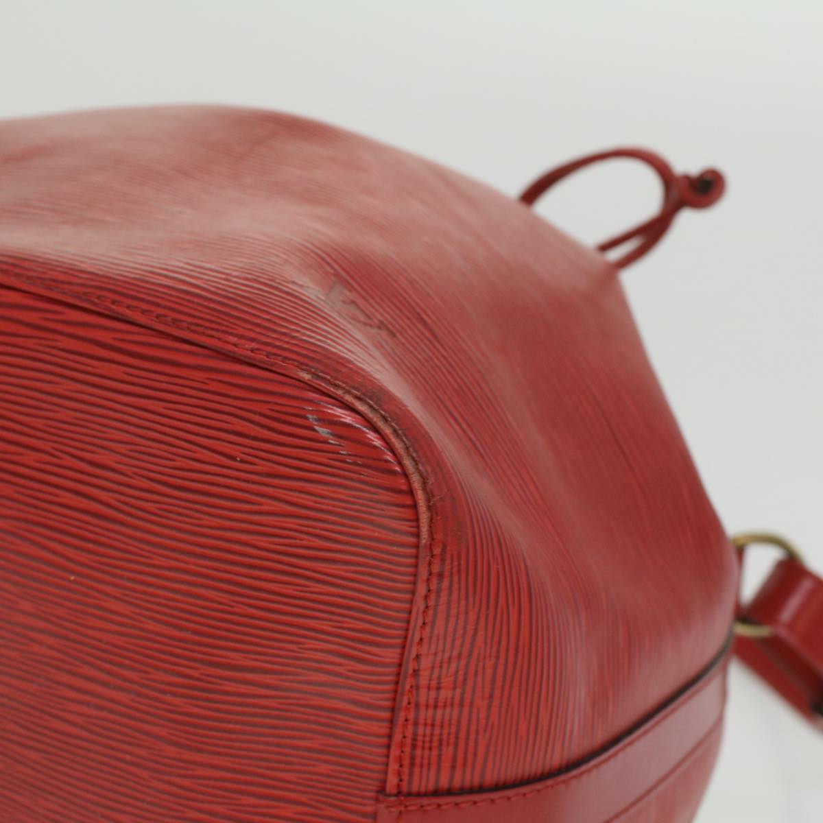 LOUIS VUITTON Epi Petit Noe Shoulder Bag Red M44107 LV 35982
