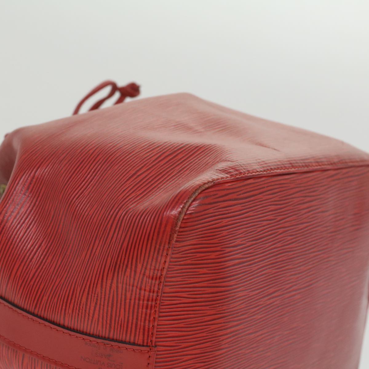 LOUIS VUITTON Epi Petit Noe Shoulder Bag Red M44107 LV 35982
