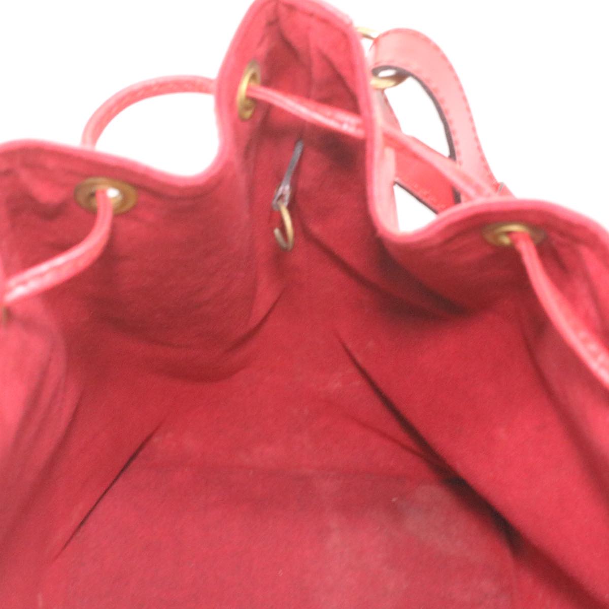 LOUIS VUITTON Epi Petit Noe Shoulder Bag Red M44107 LV 35982