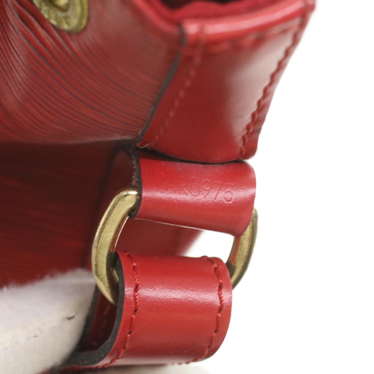 LOUIS VUITTON Epi Petit Noe Shoulder Bag Red M44107 LV 35982