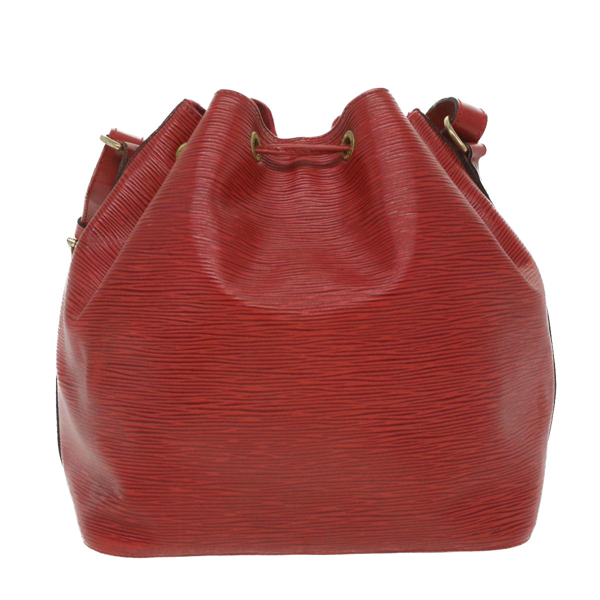 LOUIS VUITTON Epi Petit Noe Shoulder Bag Red M44107 LV 35982