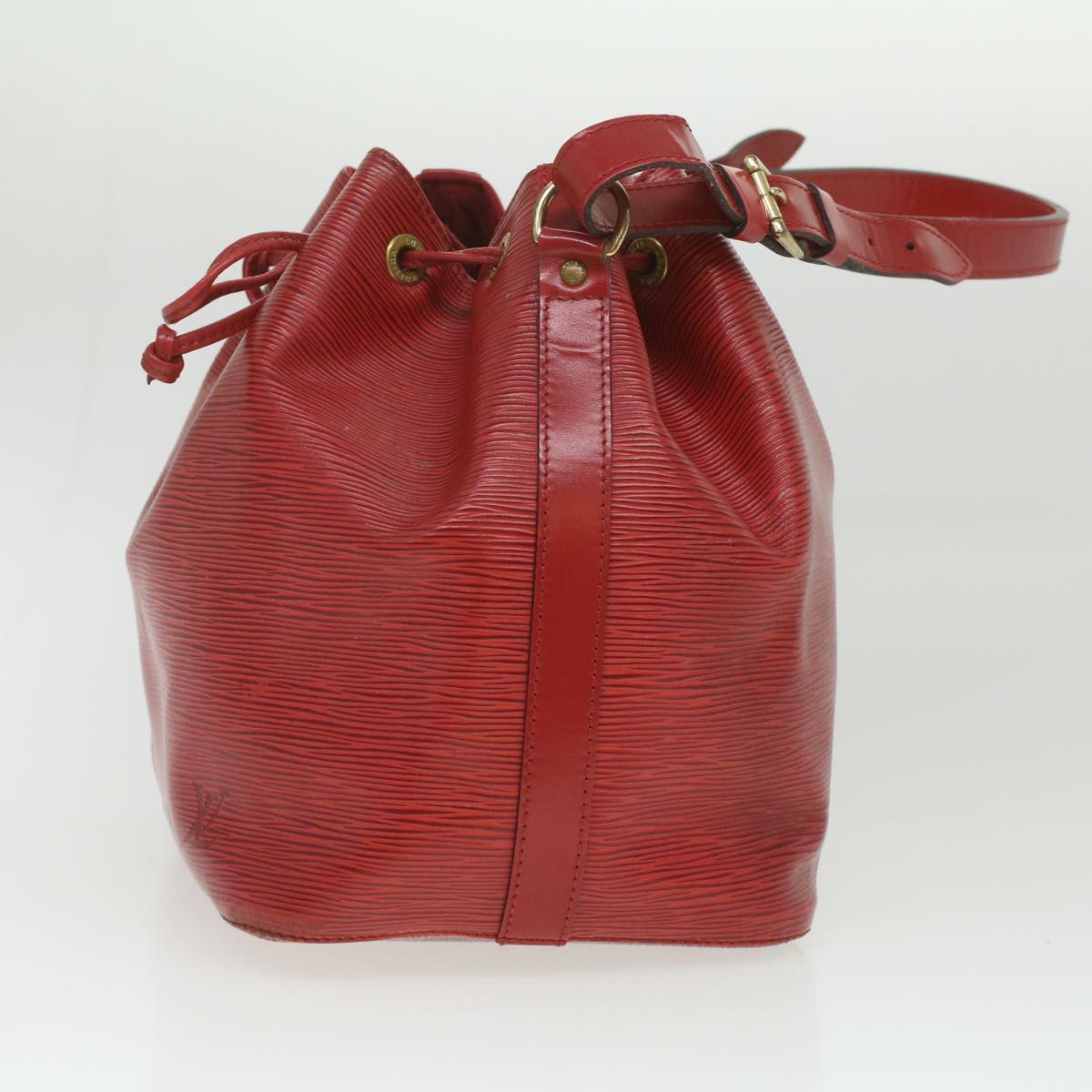 LOUIS VUITTON Epi Petit Noe Shoulder Bag Red M44107 LV 35982